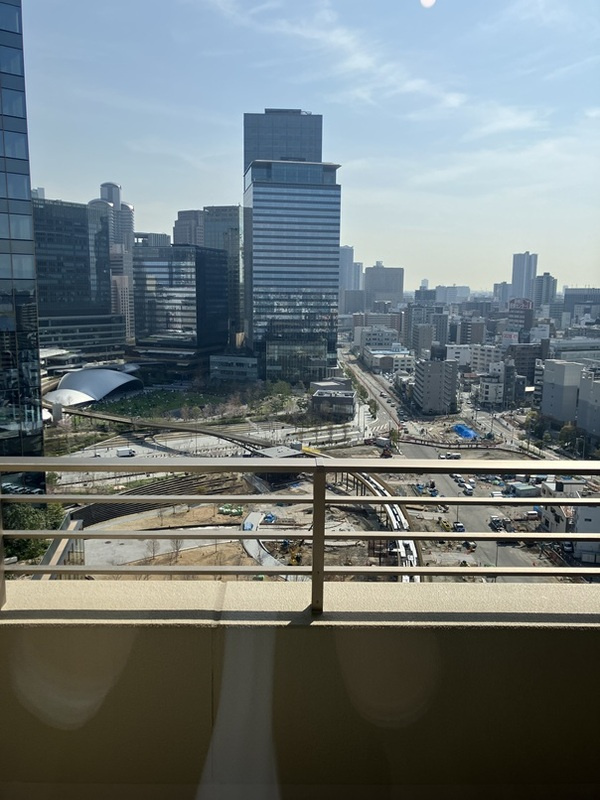 グラングリーン大阪 THE NORTH RESIDENCE　１７Ｆ南向きの展望