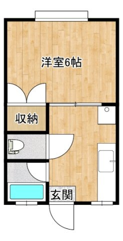 大黒ハイツの間取り