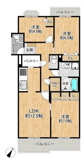 【間取り】 | コンフォール学園緑が丘第2団地
