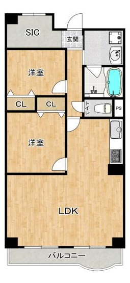 【間取り】 | 舞子グランドハイツ