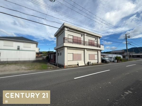 海南市多田　土地の前面道路含む現地写真