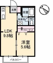 【間取り】 | ウイング美咲　A棟