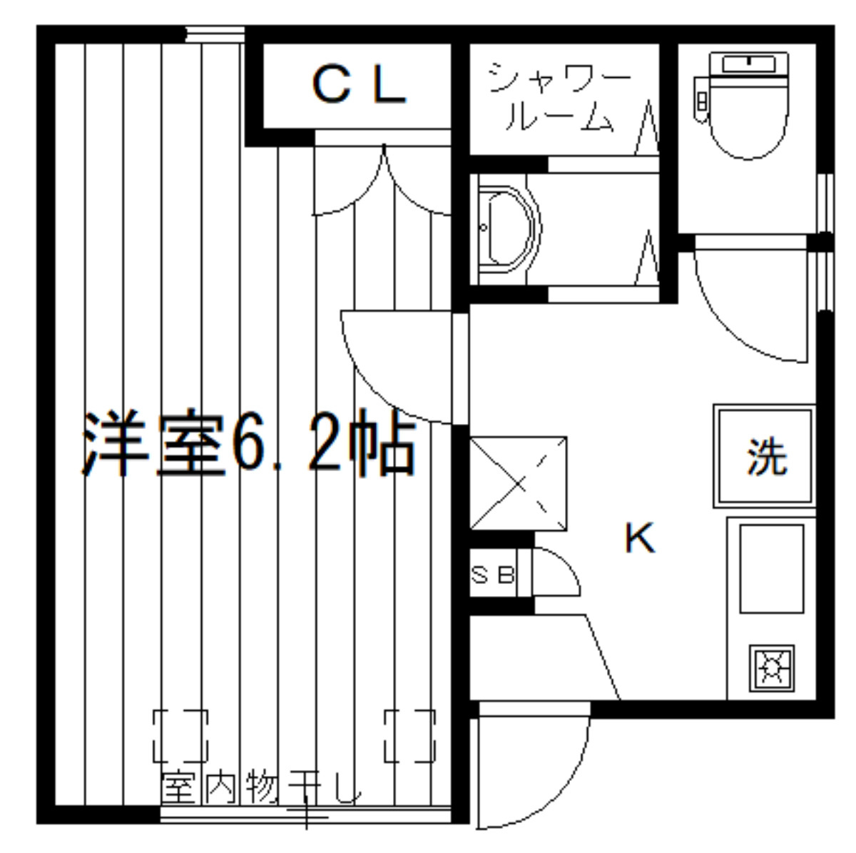メゾンドゥパピヨンの間取り