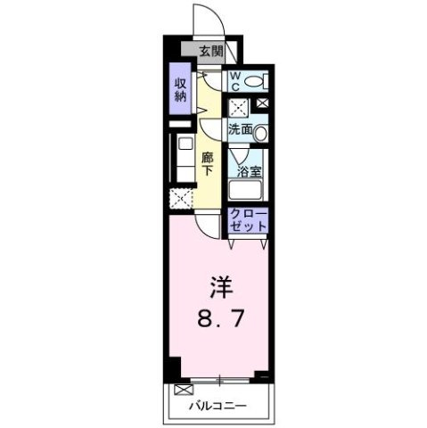 コリーヌ藤が丘の間取り