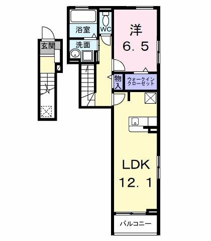 コートハイム．ＫⅠの間取り