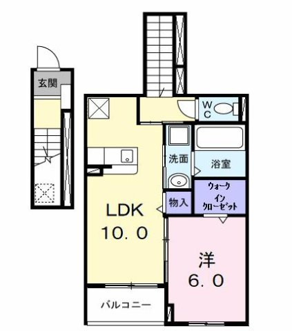 コートハイム．ＫⅠの間取り