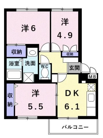 ヴィレッジｓｉの間取り