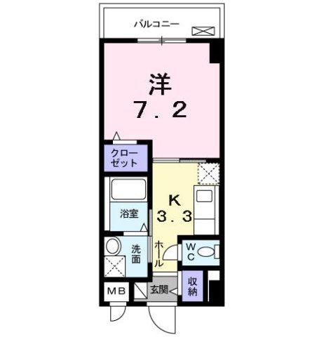 リバーコート浅香の間取り