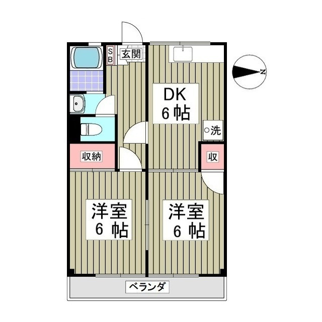 レスポワールの間取り
