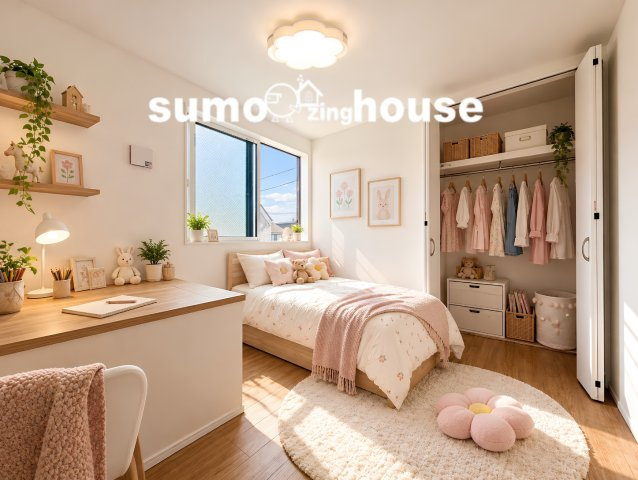 川崎幸町303　1号棟の子供部屋|子供部屋としても使い勝手の良いお部屋です