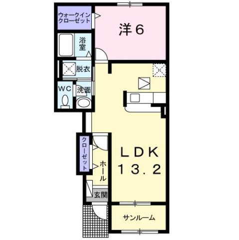 クレアの間取り