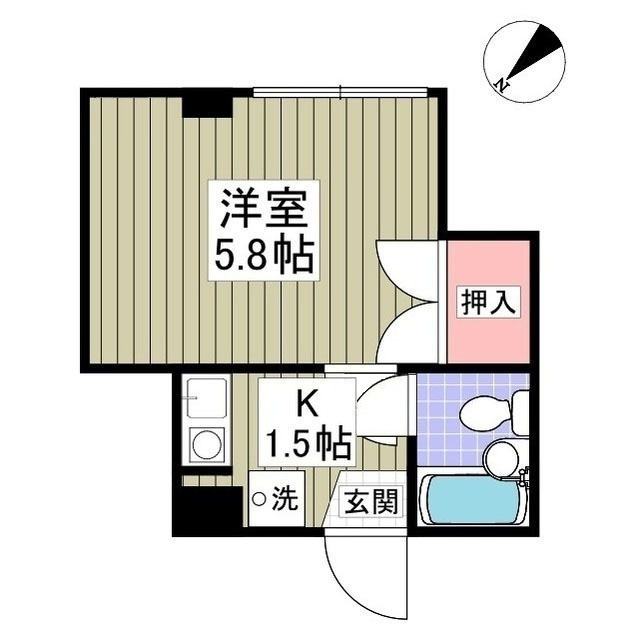 サカエコーポ桜ヶ丘の間取り