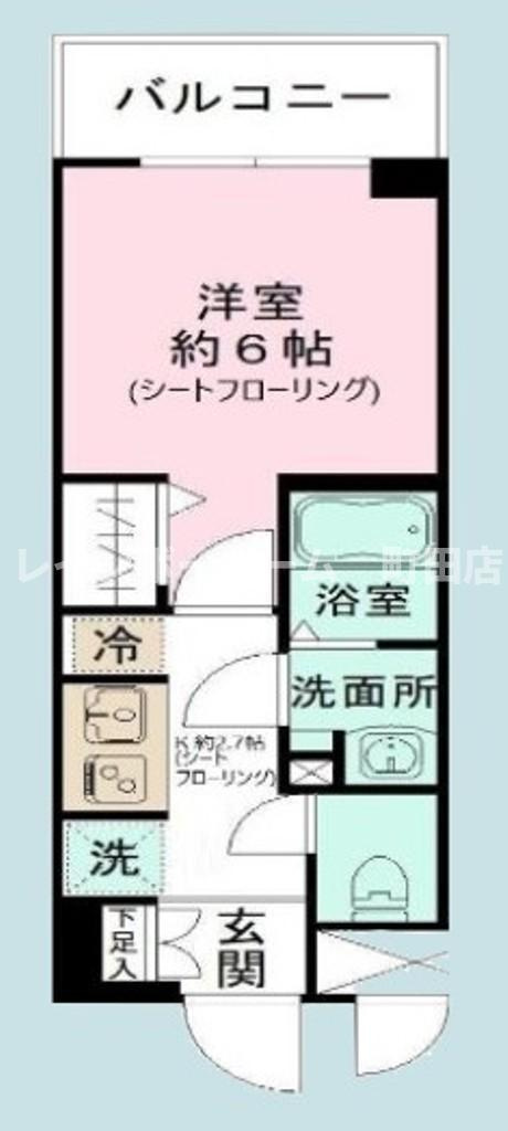 N-stage つきみ野※初期費用分割あと払いサービス利用可能物件の間取り