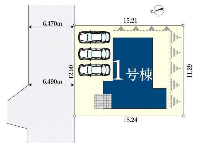 横浜市旭区今宿133①の区画図