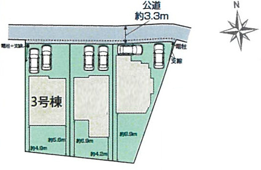 【区画図】 | 座間市座間1丁目　新築戸建て　全3棟【仲介手数料無料】 | 【仲介手数料無料でご紹介可能です】大樹不動産