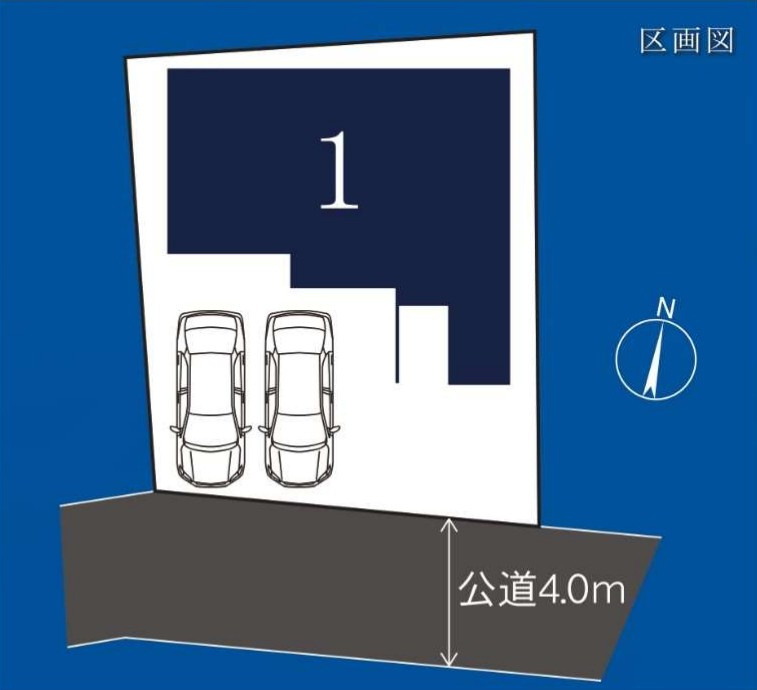 新築戸建　汲沢4丁目の区画図