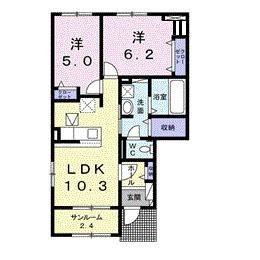 【間取り】 | グランディール　Ⅱ