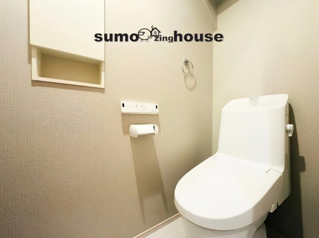新築分譲住宅　小田のトイレ|シンプルで使いやすいトイレです