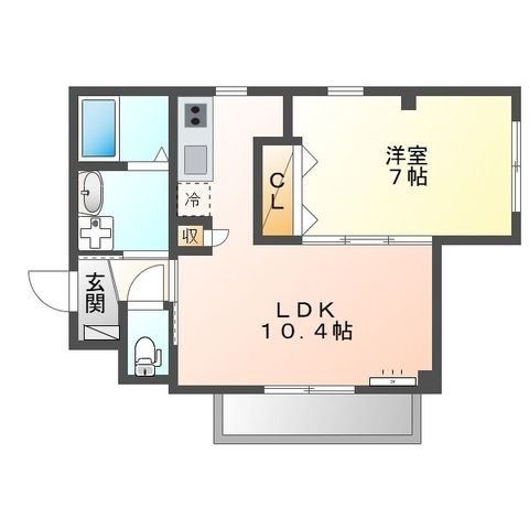 プラムの間取り|間取りです。