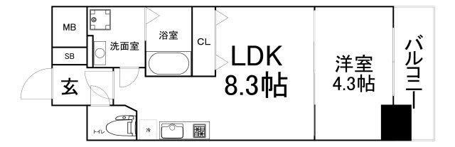 【間取り】 | Grand Place谷町