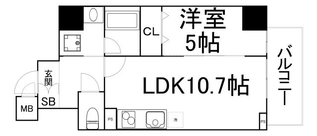 【間取り】 | アルデールトモ北堀江
