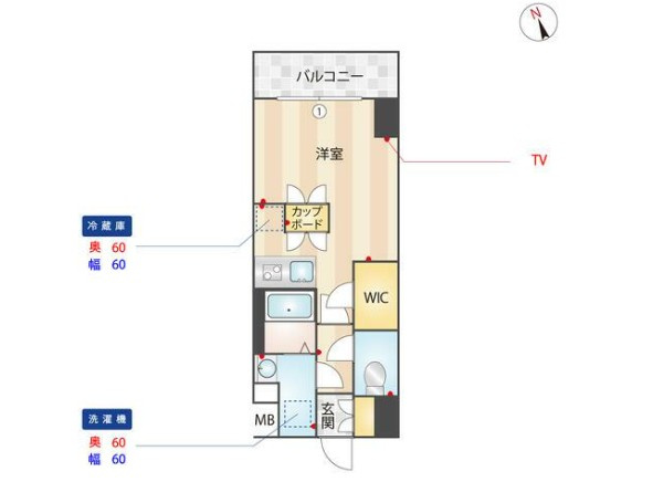 CORVAL本郷三丁目の間取り