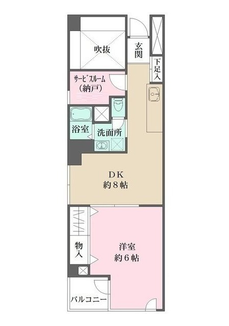 ベルメゾン幸の間取り|間取りです。