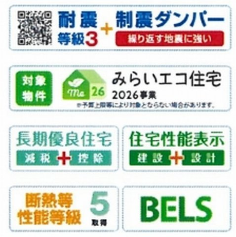 【仲介手数料０円】平塚市桜ヶ丘　新築一戸建て　全3棟の設備|平塚市桜ヶ丘　新築一戸建て　全3棟
