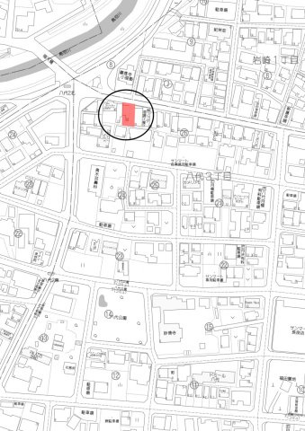 中古住宅　八代3丁目の地図