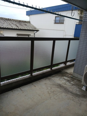 【バルコニー】 | ハイツかすみ野Ⅱ | お洗濯にも便利なバルコニー付き