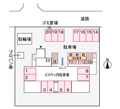 【区画図】 | ハイツかすみ野Ⅱ