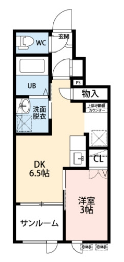 【間取り】 | ＣＢ桜ヶ丘テソロ
