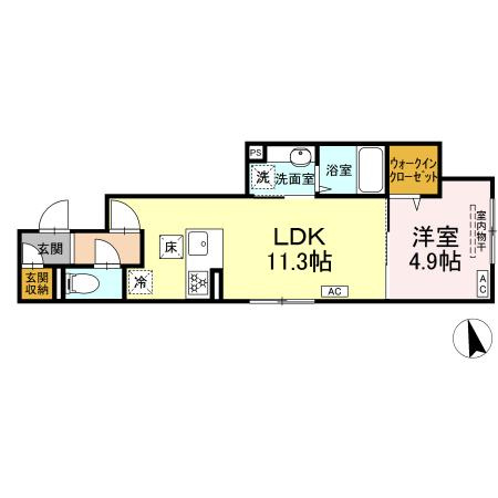 セレスティア大森西の間取り