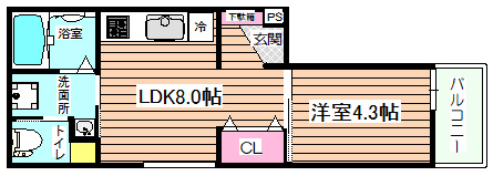 【間取り】 | LUXE黒崎町