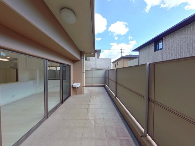 アルファスマート高柳のバルコニー