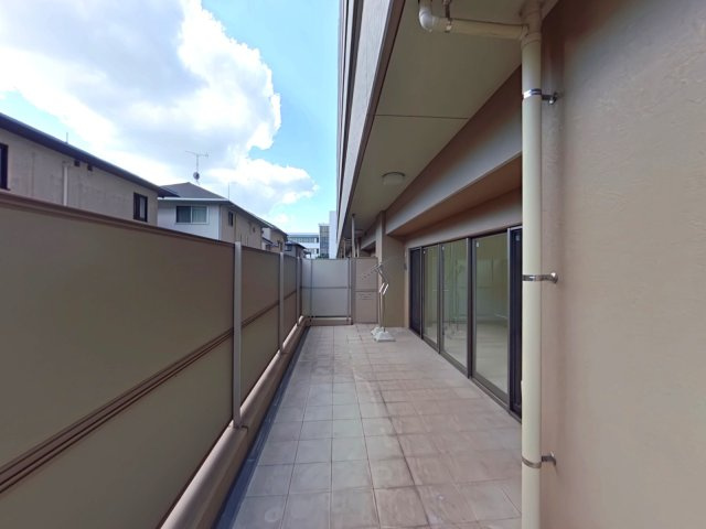 アルファスマート高柳のバルコニー
