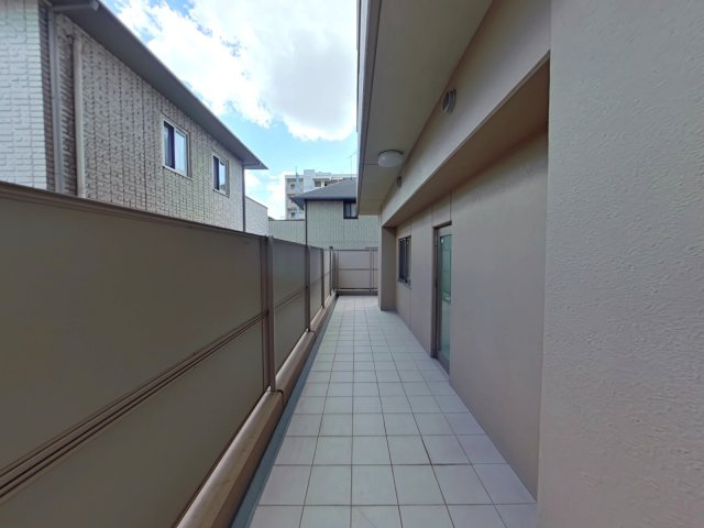 アルファスマート高柳のバルコニー