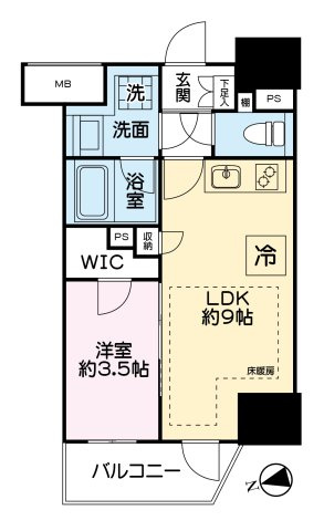 ネベル浅草橋の間取り