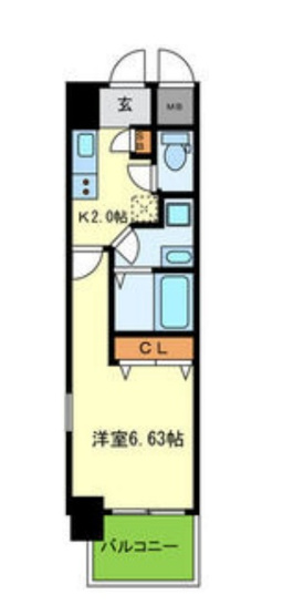 【間取り】 | プレジオ東天満