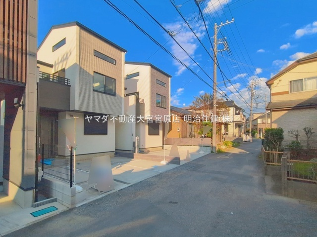 さいたま市見沼区堀崎町の前面道路含む現地写真
