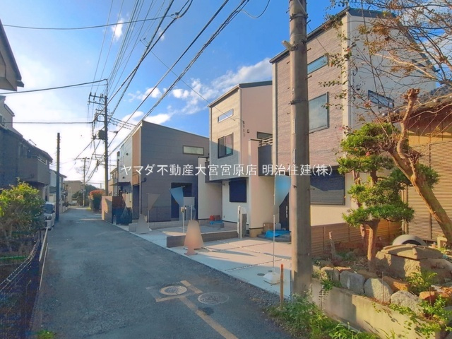 さいたま市見沼区堀崎町の前面道路含む現地写真