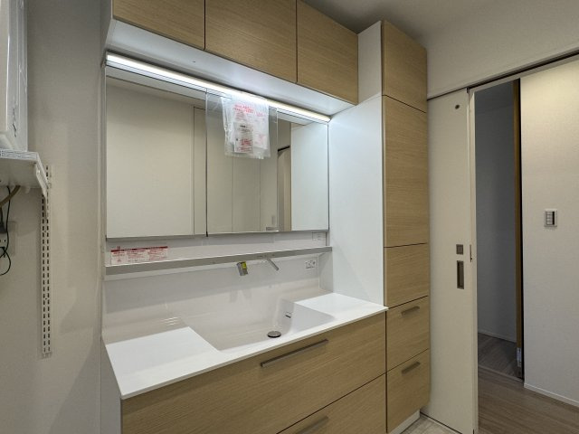 神戸市西区桜が丘中町4丁目新築戸建の独立洗面台