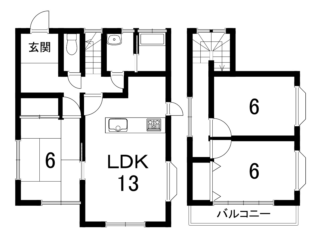栃木市新井町1033-9の間取り