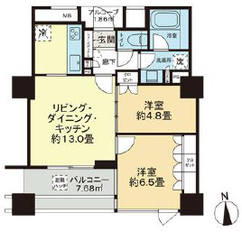 【間取り】 | シエリアタワーなんば