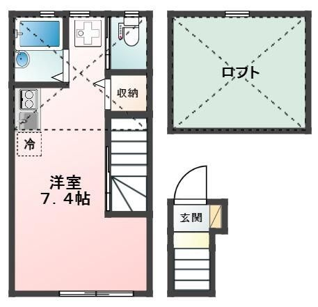 Ｇｌａｎｚ大塚の間取り|間取りです。