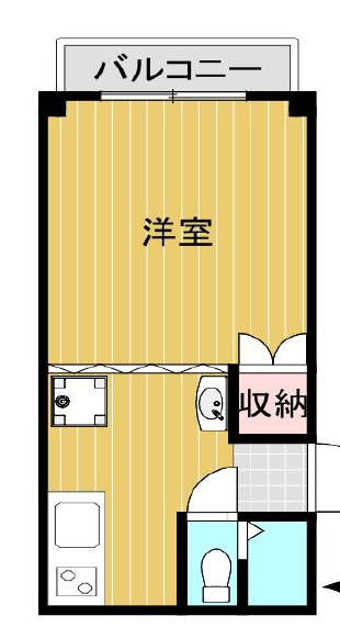 コーポ夕陽ヶ丘の間取り|コーポ夕陽ヶ丘　間取り