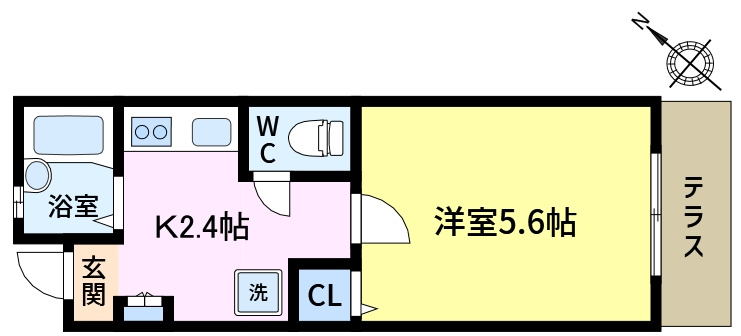 第9アサヒハイツの間取り