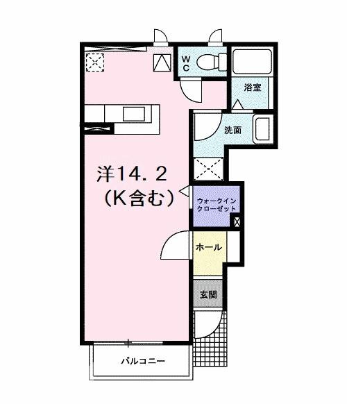 ネムス　Ｃの間取り