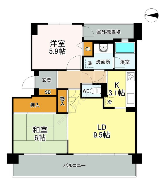 ステイツ武蔵野・東大和グランパサージュの間取り