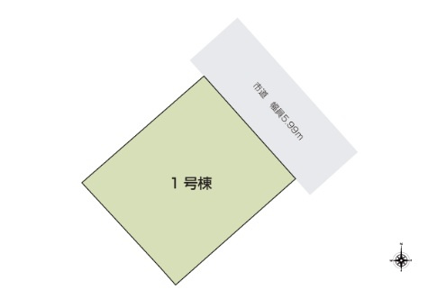 四街道市みそら１丁目の区画図